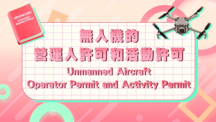 無人機的營運人許可和活動許可