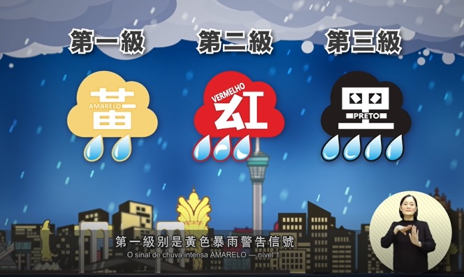 《暴雨警告信號系統》分級